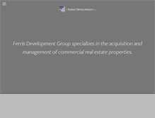 Tablet Screenshot of ferrisdevelopment.com